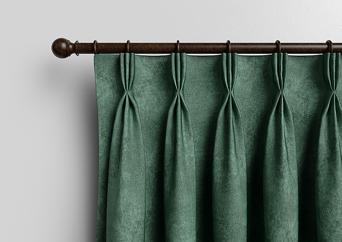 Florence Faux Suede, Fern Green - Made to Measure Curtains - Image 11